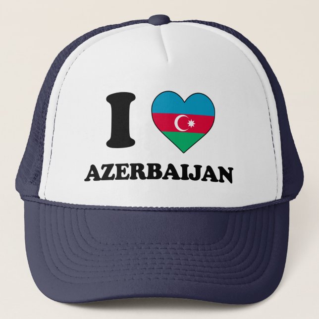 I love Azerbaijan Trucker Hat (Front)