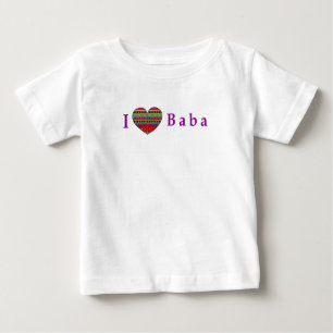 I Love Baba Baby T-Shirt