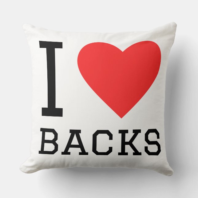 I love backs cushion (Front)