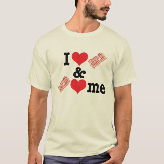 I Love Bacon and Bacon Loves Me back T-Shirt
