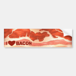 I Love Bacon Bumper Sticker