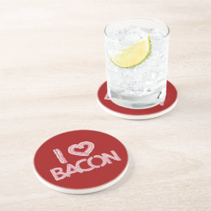 I Love Bacon Coaster