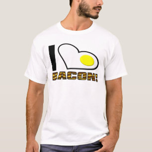 I Love Bacon Funny Shirt