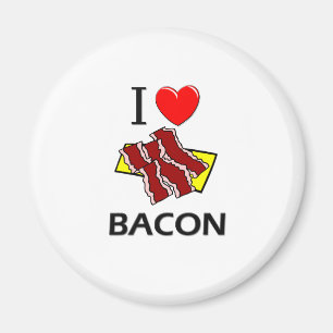 I Love Bacon Magnet