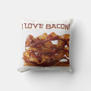 I Love Bacon Pillow! Cushion