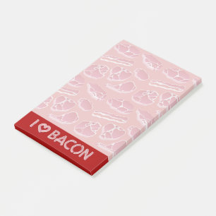 I Love Bacon Post-it Notes