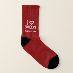 I Love Bacon Socks