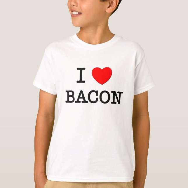 I Love Bacon T-Shirt (Front)