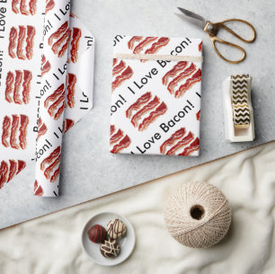 I Love Bacon Wrapping Paper