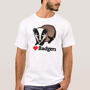 I Love Badgers T-Shirt