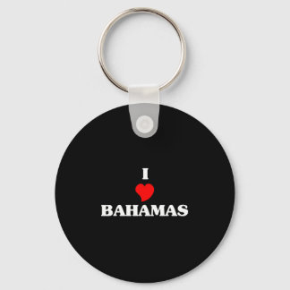 I Love Bahamas Key Ring