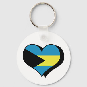 I Love Bahamas Keychain