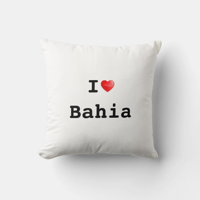 I love Bahia Cushion (Front)