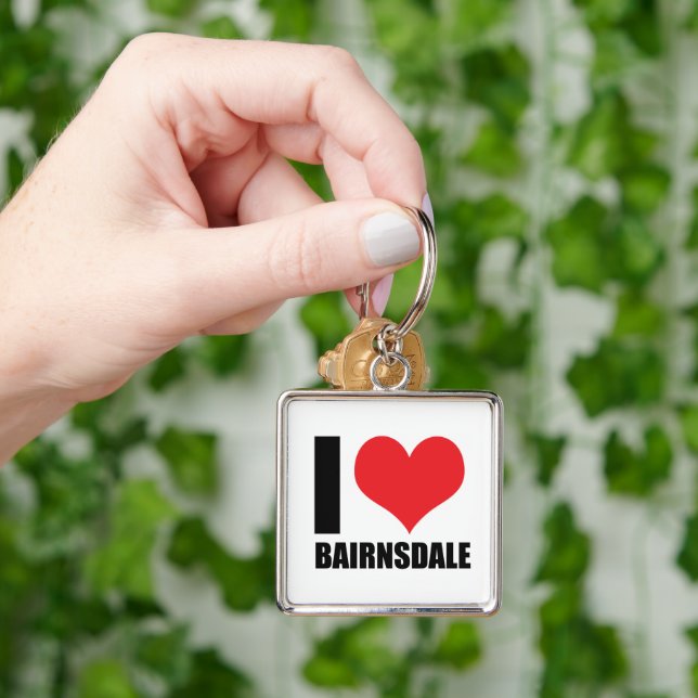 I love Bairnsdale Key Ring (Hand)