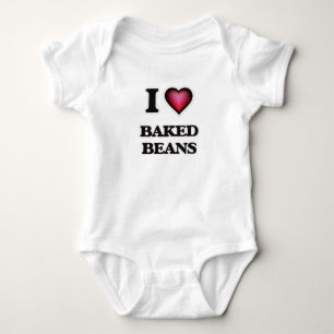 I Love Baked Beans Baby Bodysuit