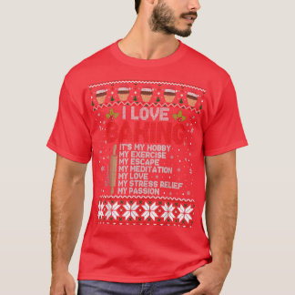 I Love Baking Gift Mom Christmas Cookies Cakes Ugl T-Shirt