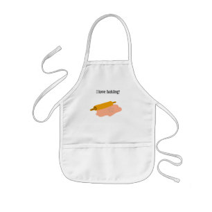 I Love Baking Kids Apron