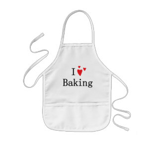 I Love Baking Kids Apron