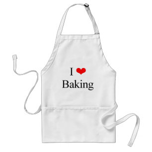 I love baking standard apron