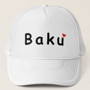 I love Baku Azerbaijan Trucker Hat