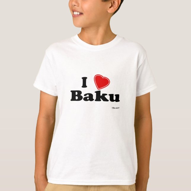 I Love Baku T-Shirt (Front)