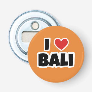I love Bali Bottle Opener