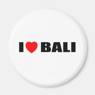 I Love Bali, Indonesia Magnet