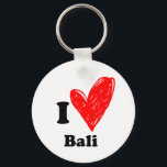 I love Bali Key Ring<br><div class="desc">I love Bali,  if you love this beautiful city. I heart Bali. Indonesia</div>