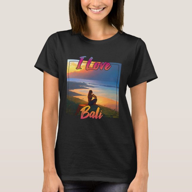 I Love Bali T-Shirt (Front)