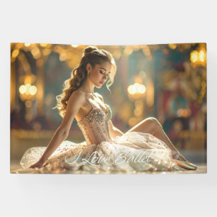 I LOVE BALLET - BALLET & DANCE BANNER