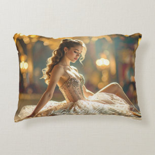 I LOVE BALLET - BALLET & DANCE DECORATIVE CUSHION