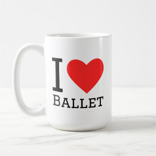I love ballet coffee mug
