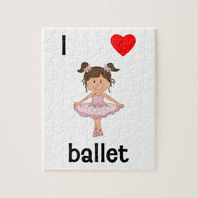 I love ballet jigsaw puzzle (Vertical)