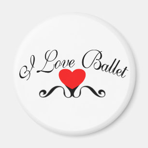 I Love Ballet Magnet