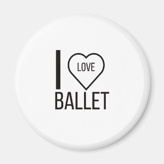I LOVE BALLET MAGNET