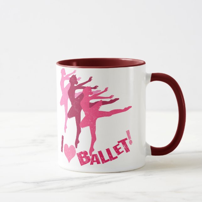 I love Ballet Mug (Right)