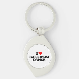 I LOVE BALLROOM DANCE KEY RING