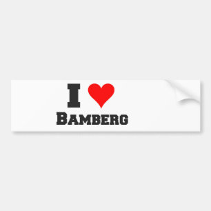 I love Bamberg Bumper Sticker