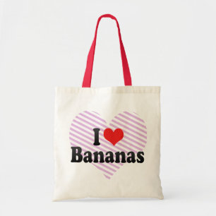 I Love Bananas Tote Bag