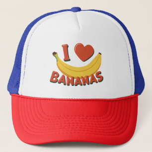 I Love Bananas Trucker Hat