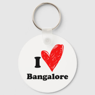 I Love Bangalore Key Ring
