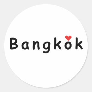 I love Bangkok Classic Round Sticker
