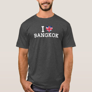 I Love Bangkok Cool UK Wrong Flag Heart Lover Pun  T-Shirt