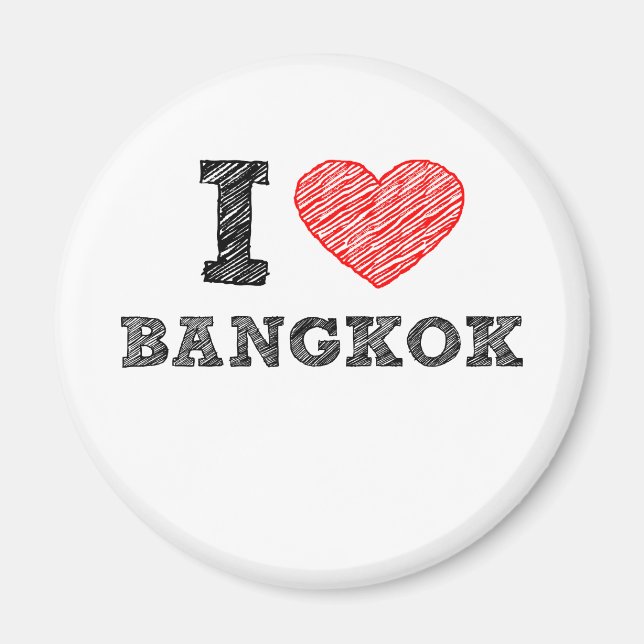 I Love Bangkok Magnet (Front)