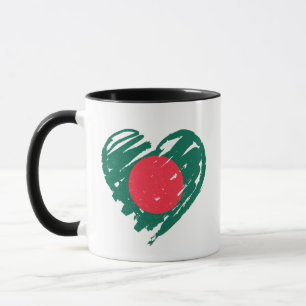 I Love Bangladesh - Bangladeshi Flag Heart Mug