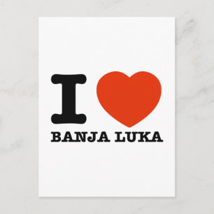 I Love Banja Luka Postcard
