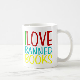 I Love Banned Books Coffee Mug