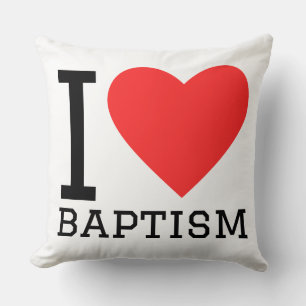 I love baptism cushion