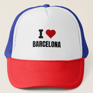 I love Barcelona - I heart Barcelona Spain Trucker Hat