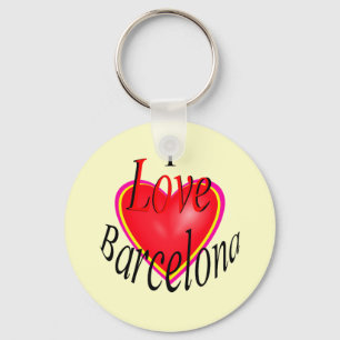 I Love Barcelona! Key Ring